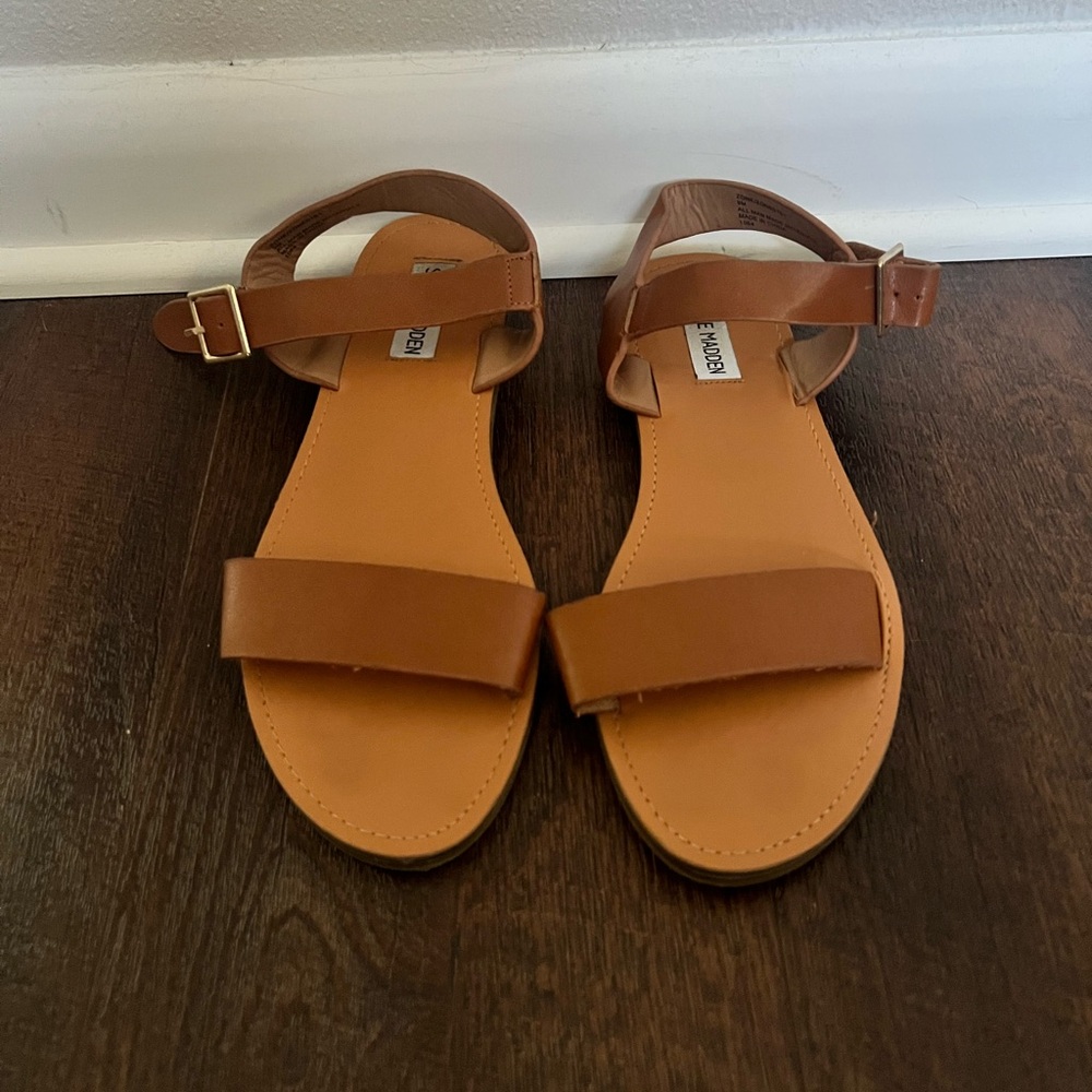 Steve Madden Brown Strap Sandals for Women
